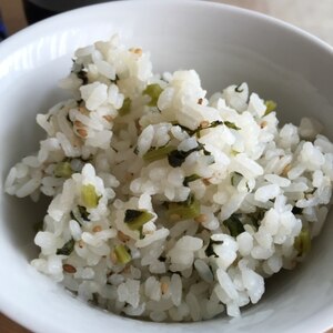 我が家の大根葉ご飯